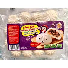 Bánh bao nhân nấm đông cô chay