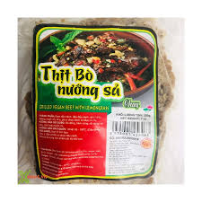Thịt bò nướng sả chay 200g